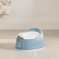 BabyBjörn Smart Potte, Deep Blue/White