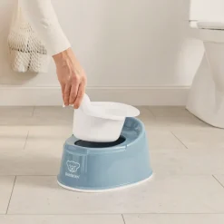 BabyBjörn Smart Potte, Deep Blue/White