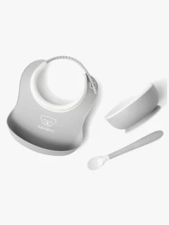 BabyBjörn Spisesæt 3 Dele, Grå