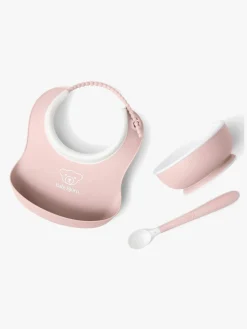 BabyBjörn Spisesæt 3 Dele, Lys Rosa