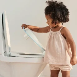 BabyBjörn Toiletsæde til Børn, Hvid/Turkis