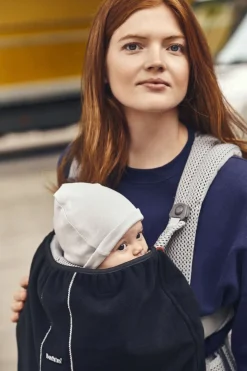 Babybjörn Bæresele Mini 3D Jersey inkl. Betræk, Lys beige