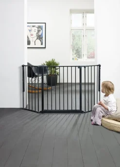 BabyDan Flex M Skruegitter, Sort