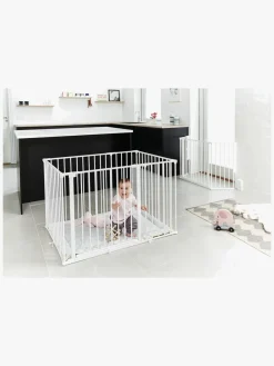 BabyDan Square Kravlegård 105x72x71 cm, Hvid