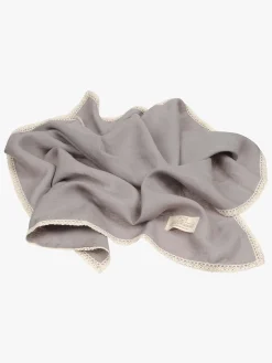 BabyMatex Babytæppe i Hør 75 x 100 cm, Mørkegråt