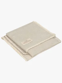 BabyMatex Babytæppe i Hør 75 x 100 cm, Beige