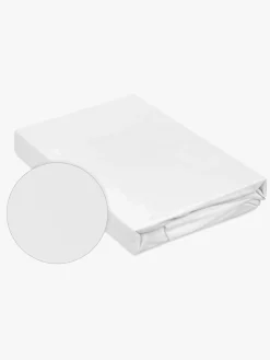 BabyMatex Bamboo Stræklagen til Juniorseng 70 x 140 cm, Hvid