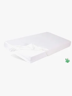 BabyMatex Bamboo Stræklagen til Juniorseng 70 x 140 cm, Hvid