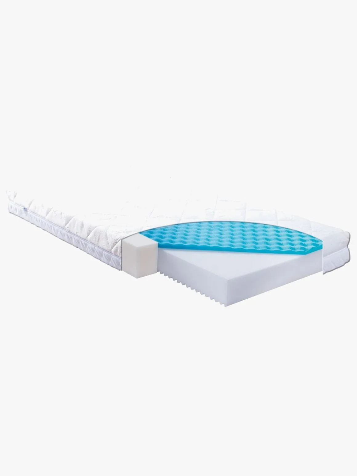 BabyMatex Carpathia Tosidet Børnemadras i skum 80 x 160 cm