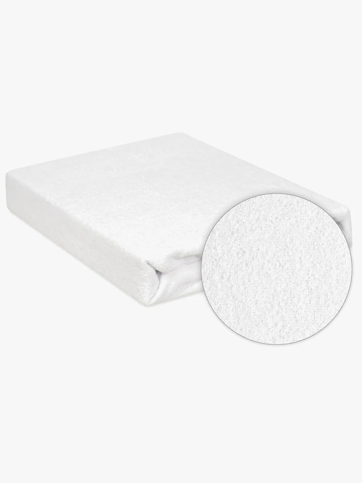 BabyMatex Classic Frotté Stræklagen til Juniorseng 70x140 cm, Lysegrå