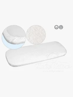 BabyMatex Frotte Vandtæt Stræklagen til Tremmeseng 40 x 90 cm, Lysegrå