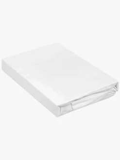 BabyMatex Hygienic Bamboo Vandtæt Stræklagen til Tremmeseng 60 x 120 cm, Hvid