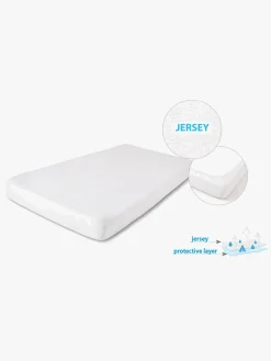 BabyMatex Hygienic Jersey Vandtæt Stræklagen til Tremmeseng 40 x 90 cm, Lysegrå