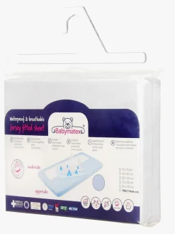 BabyMatex Hygienic Jersey Vandtæt Stræklagen til Tremmeseng 40 x 90 cm, Lysegrå