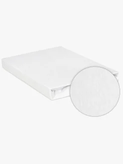 BabyMatex Jersey Stræklagen til Tremmeseng 60 x 120 cm, Hvid