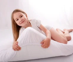 BabyMatex Jersey Stræklagen til Børnesenge 80 x 160 cm, Hvid