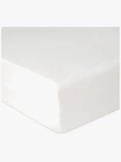 BabyMatex Jersey Stræklagen til Børnesenge 80 x 160 cm, Hvid