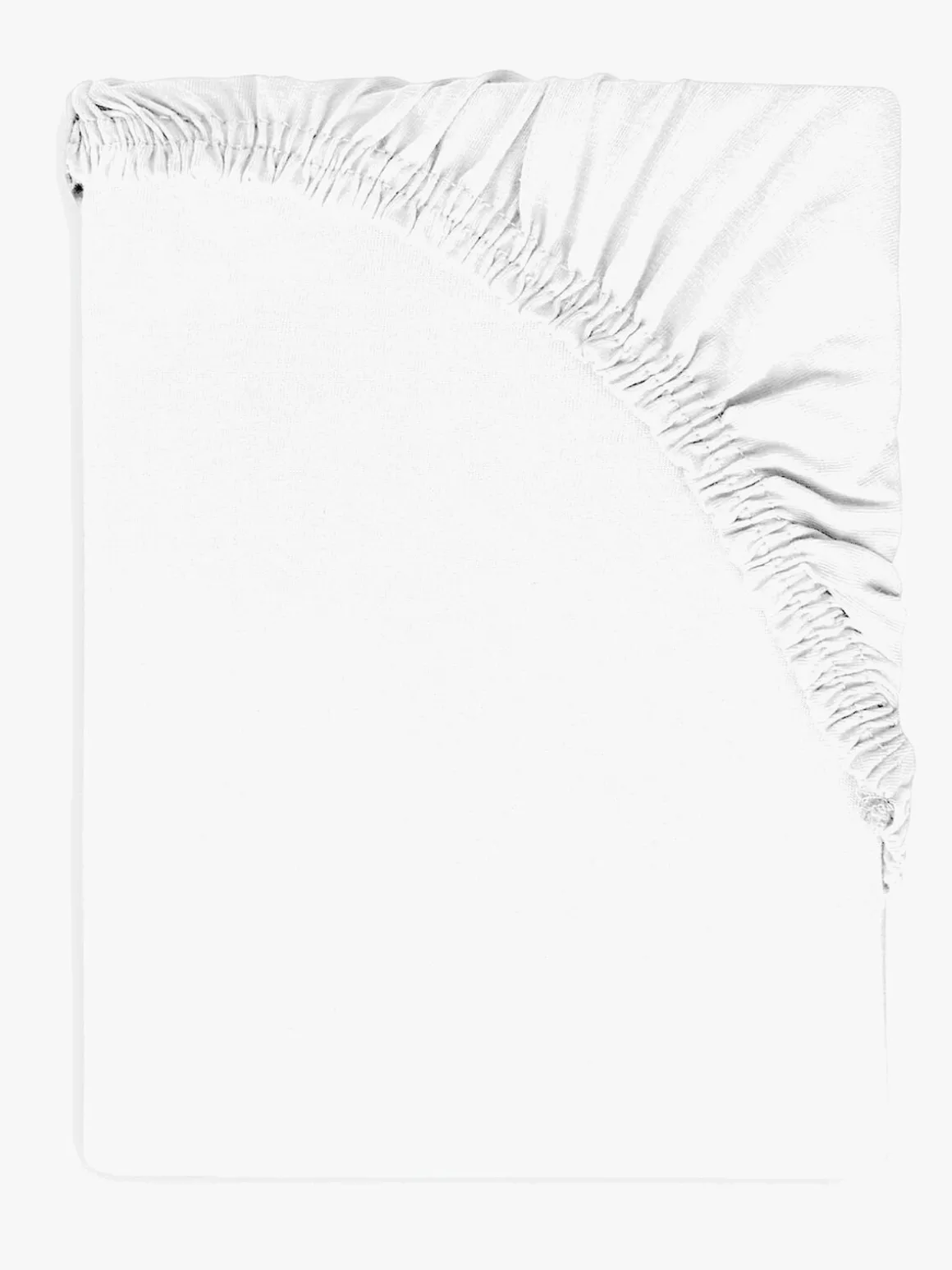 BabyMatex Jersey Stræklagen til Børnesenge 90 x 190 cm, Hvid