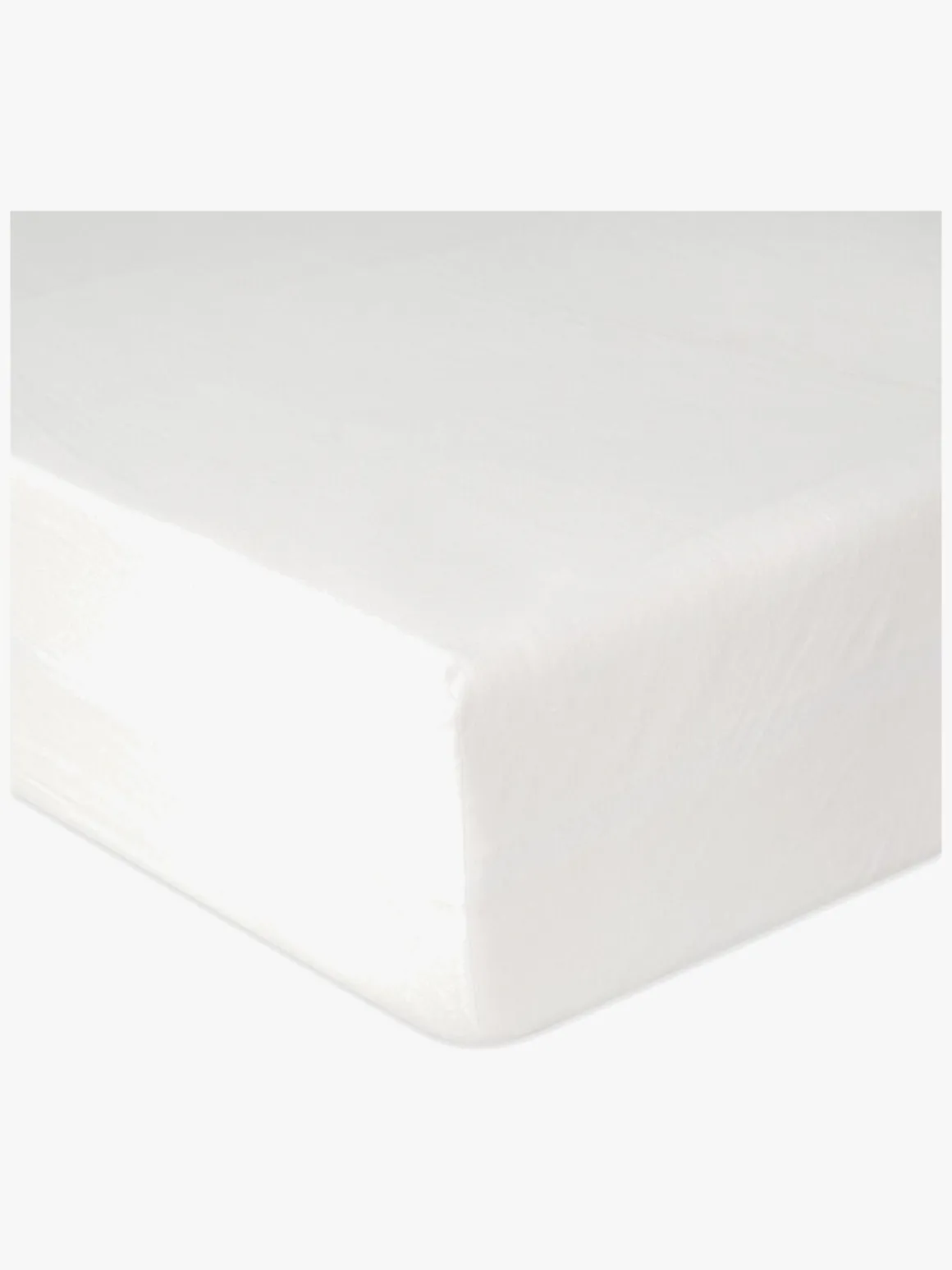 BabyMatex Jersey Stræklagen til Børnesenge 90 x 190 cm, Hvid