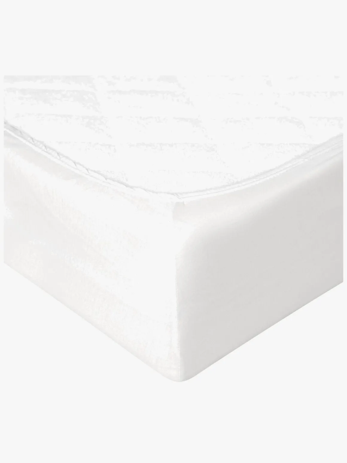 BabyMatex Jersey Stræklagen til Børnesenge 90 x 190 cm, Hvid