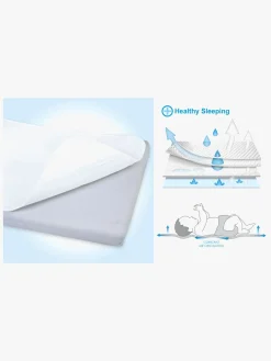 BabyMatex OXI PROOF Rullemadras for Tremmeseng 60x120 cm, Hvid