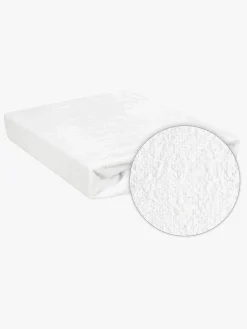 BabyMatex Premium Frotté Stræklagen til Tremmeseng 60 x 120 cm, Hvid