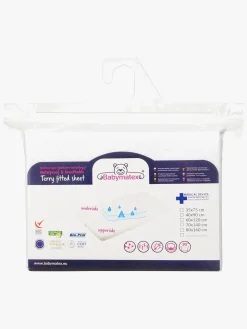 BabyMatex Premium Frotté Stræklagen til Tremmeseng 60 x 120 cm, Hvid