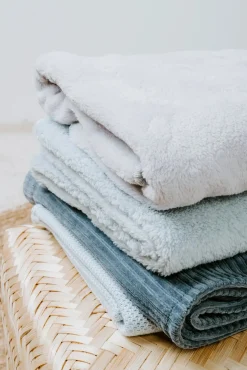 Baby's Only Cot Tæppe Cozy, Misty Blue