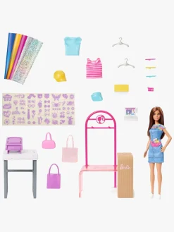 Barbie Legesæt med Dukke Make & Sell Boutique