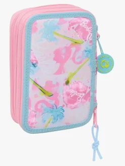 Barbie Penalhus med 3 Rum, Lyserød/Lyseblå