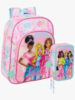 Barbie Rygsæk 10L & Penalhus med 3 Rum, Pink