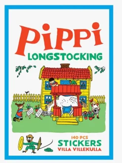 Barbo Toys Pippi Langstrømpe Klistermærker Villa Villekulla 140 Stk.