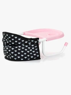 Bayer Design Babystol til Bord med Bakke, Sort/Lyserød