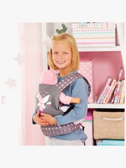 Bayer Design Dukkebæresele Deluxe, Grå/Lyserød