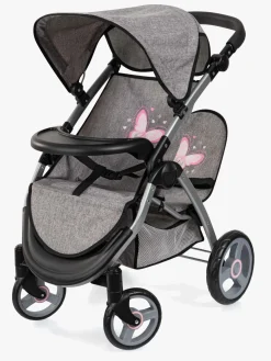 Bayer Design Twin Star Tvillingedukkevogn, Grå