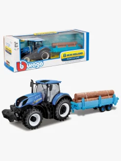 BB Junior Farmland New Holland Traktor T7.315 med Tømmertrailer 1:32