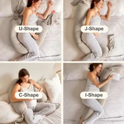 bbhugme Graviditets- og Ammepude, Seashell Beige