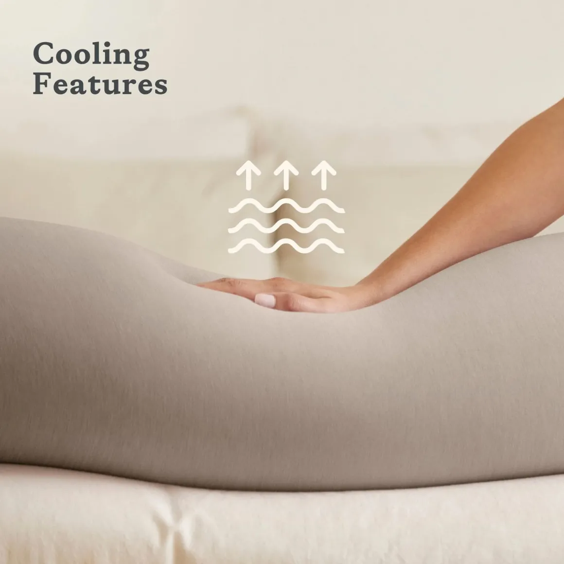 bbhugme Graviditets- og Ammepude, Seashell Beige