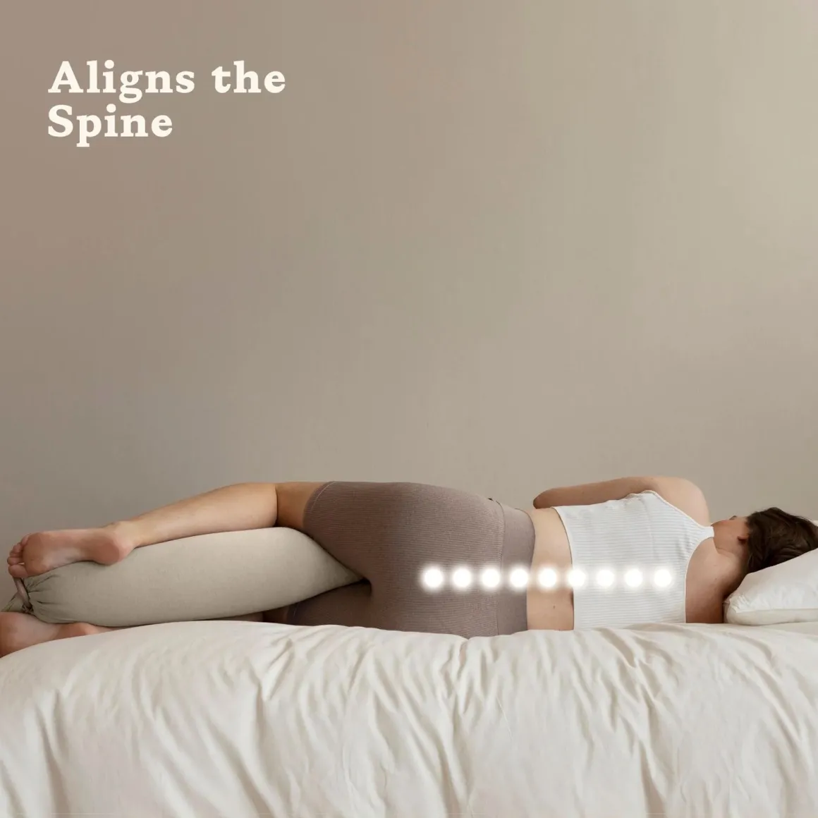 bbhugme Graviditets- og Ammepude, Seashell Beige