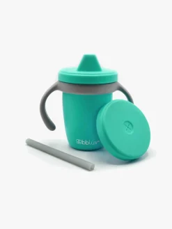 bblüv Kop Anti-spill 4-in-1, Aqua/Grey