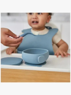 b.box Skål med Låg Silikone, Ocean