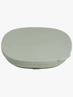 b.box Tallerken med Låg Silikone, Sage