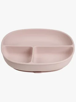 b.box Tallerken med Låg Silikone, Blush