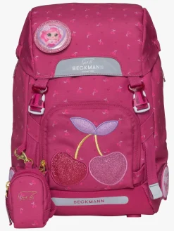 Beckmann Classic Taskesæt 22L inkl. Flaske og Madkasse, Cherry