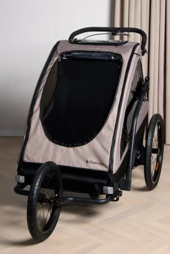 Beemoo Activity Sport Cykelanhænger inkl. Løbesæt, Beige