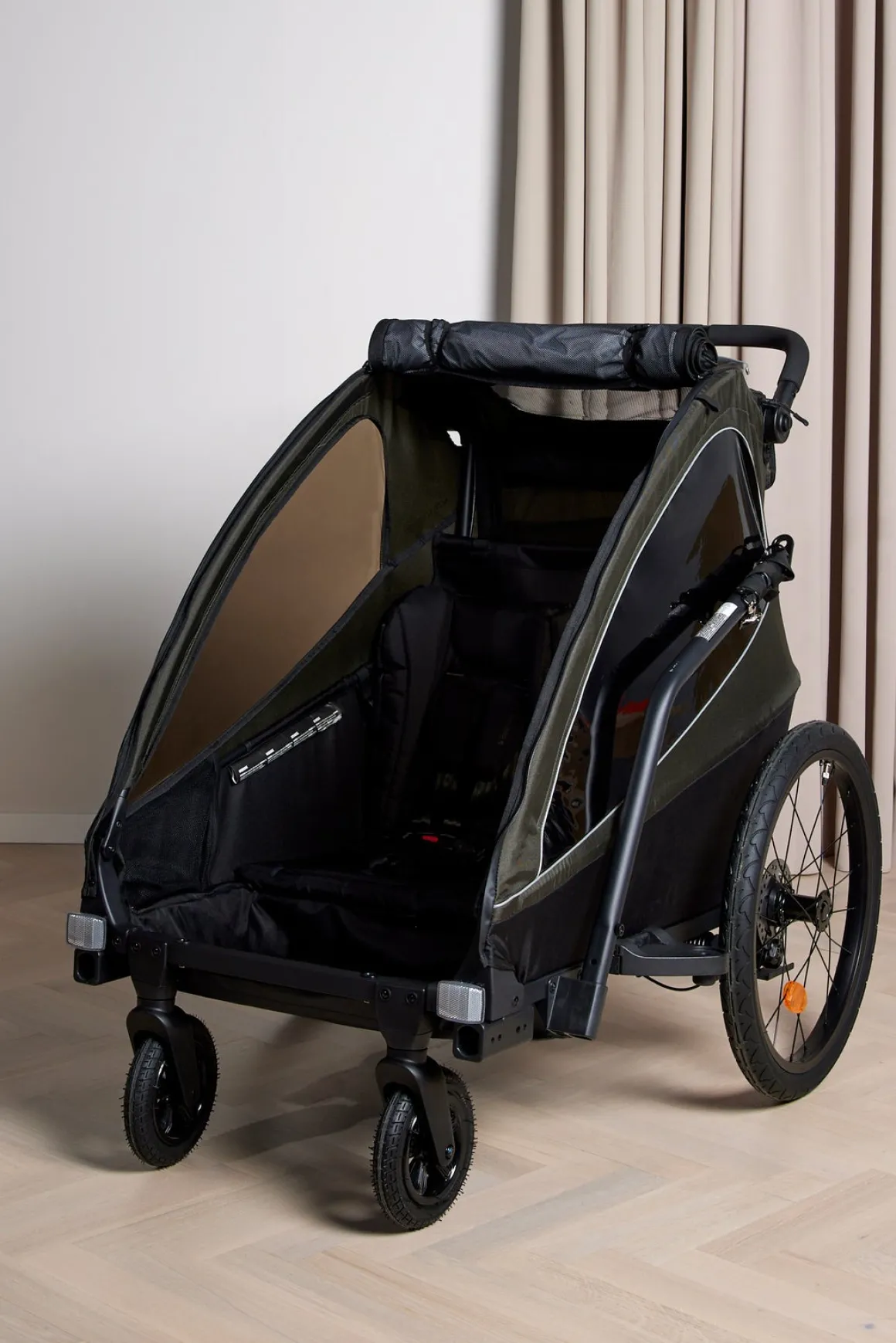 Beemoo Activity Sport Cykelanhænger inkl. Løbesæt, Green