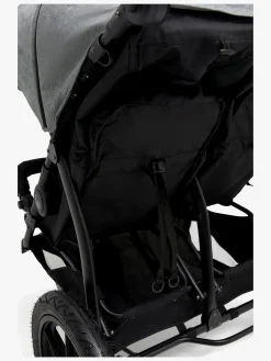 Beemoo Activity Twin Søskendevogn, Black/Dark Grey