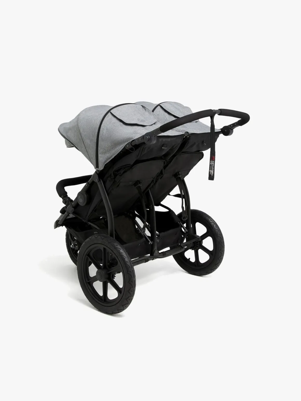 Beemoo Activity Twin Søskendevogn, Black/Dark Grey