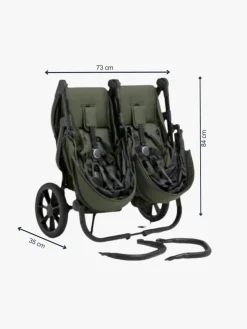 Beemoo BFF60 2 Søskendevogn, Dark Forest