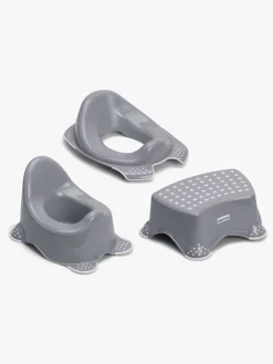 Beemoo CARE Anti-Slip Potte, Toiletsæde & Skammel, Grå